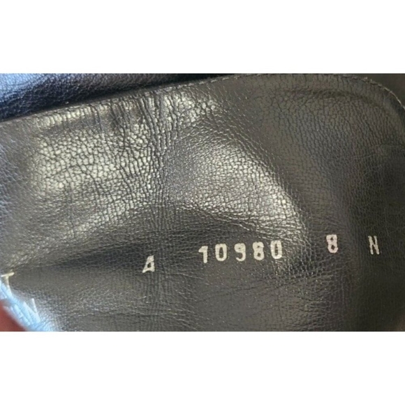 STUART WEITZMAN Leather Knee High Black Riding Boots Size 8 - Picture 13 of 15